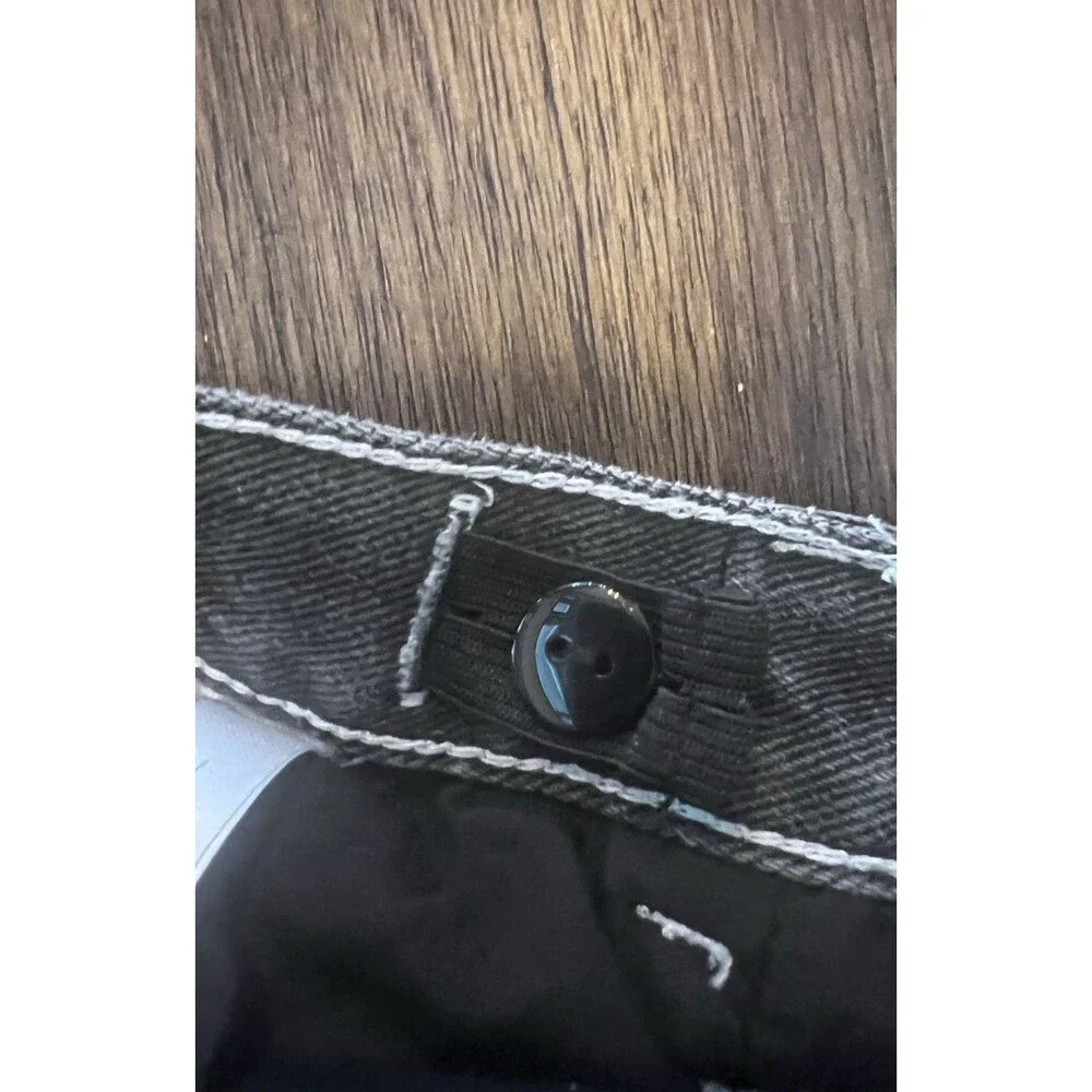 J. Galt Brandy Melville Wide Leg Jeans black carpenter size small pants